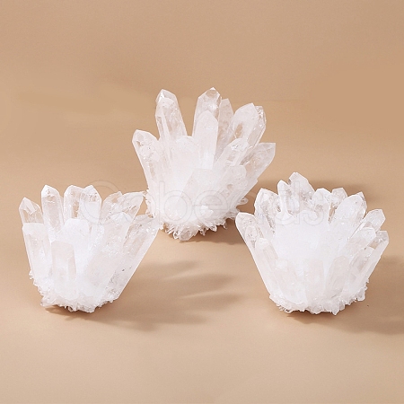 Natural Druzy Quartz Crystal Display Decorations PW-WG21545-03-1
