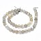 Natural Grey Moonstone Beads Strands, Round, 10mm, Hole: 1mm, about 38~40pcs/strand, 15.7 inch(40cm)