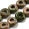 Natural Unakite Beads Strands, Rondelle, 10~10.5x4~4.5mm, Hole: 1.2mm, about 20pcs/strand, 7.95''(20.2cm)