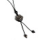 Natural Silver Obsidian Pendant for Mobile Phone Strap, Haging Charms Decoration, Palm, 12cm