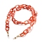 Eyeglasses Chains, Neck Strap for Eyeglasses, with Acrylic Cable Chains, Zinc Alloy Lobster Claw Clasps and Rubber Loop Ends, Light Salmon, 29.53 inch(75cm)