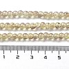 Spray Painted Crackle Glass Beads Strands CCG-Q002-4mm-05-4