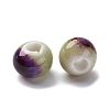 Bright Glazed Porcelain Beads PORC-D300-A09-3