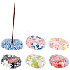 AHADEMAKER 6Pcs 6 Style Portable Incense Burner AJEW-GA0004-33-1