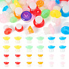 30Pcs 2 Styles Luminous Resin Mushroom Ornament RESI-TA0004-02B-2