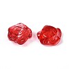 Baking Paint Transparent Glass Beads DGLA-N018-01F-2