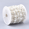 ABS Plastic Imitation Pearl Beaded Trim Garland Strand AJEW-S073-05-3