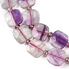 Natural Colorful Fluorite Beads Strands G-G182-H01-02-4