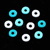 Handmade Polymer Clay Beads Strands CLAY-R089-6mm-085-7