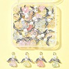 30Pcs Angel Acrylic & Glass Pendant PALLOY-FZ00016-9