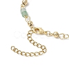 Brass Natural Mixed Stone Link Bracelets for Women BJEW-JB11683-6