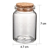 Glass Jar Glass Bottles Bead Containers AJEW-S074-03B-3