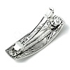 Alloy Hair Barrettes OHAR-C010-05B-AS-2