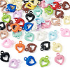 50Pcs Baking Paint Acrylic Pendants OACR-TA0004-83D-3