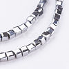 Electroplate Glass Beads Strands EGLA-F013-A01-B-3