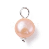 Natural Cultured Freshwater Pearl Charms PALLOY-JF01099-02-2