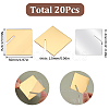 Acrylic Mirror Wine Glass Charms AJEW-SC0002-53A-01-2