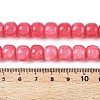 Dyed Natural White Jade Beads Strands G-T138-S16-5