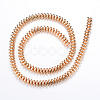 Electroplate Non-magnetic Synthetic Hematite Bead Strands X-G-Q465-19KC-2