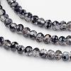 Electroplate Glass Bead Strands EGLA-G014-2mm-HP-D05-2