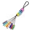 Glass Beaded Pendant Decorations HJEW-JM01124-1