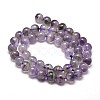 Natural Amethyst Round Bead Strands G-I168-08-6mm-2