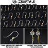 80Pcs Eco-Friendly Plastic Earring Hooks STAS-UN0054-49-5