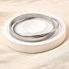 304 Stainless Steel Bangles BJEW-V004-01P-2