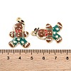 Christmas Theme Rack Plating Alloy Pendants FIND-M020-04G-05-3
