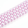 Baking Paint Pearlized Glass Pearl Bead Strands HY-N002-6mm-C03-2