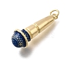 Brass Enamel Pendants X1-KK-Z125-14G-05-2