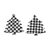Christmas Theme Single-Sided Printed Wood Big Pendants WOOD-N005-59B-1
