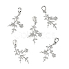 SHEGRACE Brass Micro Pave Cubic Zirconia Peg Bails XGRQ5S483-848-P-1