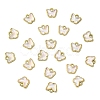 20Pcs Rack Plating Alloy Glass Charms FIND-YW0008-64C-1