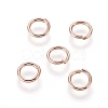 304 Stainless Steel Open Jump Rings STAS-O098-01RG-17-1