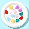 14Pcs 7 Colors Glass Enamel Beads LAMP-FS0001-59-7