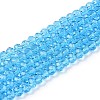 Glass Beads Strands EGLA-A044-T4mm-D08-1