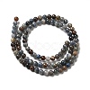 Natural Dumortierite Quartz Beads Strands G-H298-A06-01-3