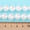 Electroplated Glass Pearl Beads Strands LS-BSHE-C007-A01-02-1-5