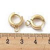 201 Stainless Steel Huggie Hoop Earrings Findings STAS-A167-01R-G-3