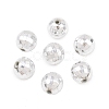 Faceted Round Plated Acrylic Beads PACR-L001-12mm-S-2