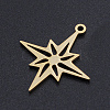 201 Stainless Steel Laser Cut Pendants STAS-S105-T898-2-2