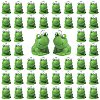 50Pcs Opaque Resin Pendants RESI-SZ0002-08-1