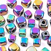 4 Strands 2 Sizes Electroplate Non-magnetic Synthetic Hematite Beads Strands G-LS0001-70-4