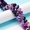 Natural Banded Agate/Striped Agate Beads Strands G-E605-A02-03D-2