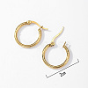 304 Sainless Steel Hoop Earrings for Women AL6869-4