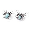 Synthetic Turquoise Brooch G-A176-C15-1-2