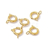PVD Vacuum Plating 201 Stainless Steel Spring Ring Clasps STAS-J401-LD023-10-3