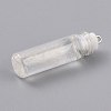 Transparent Glass Bottle Pendant Decorations EGLA-B002-01D-2