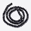 Opaque Solid Color Glass Beads Strands EGLA-A034-P6mm-D18-2